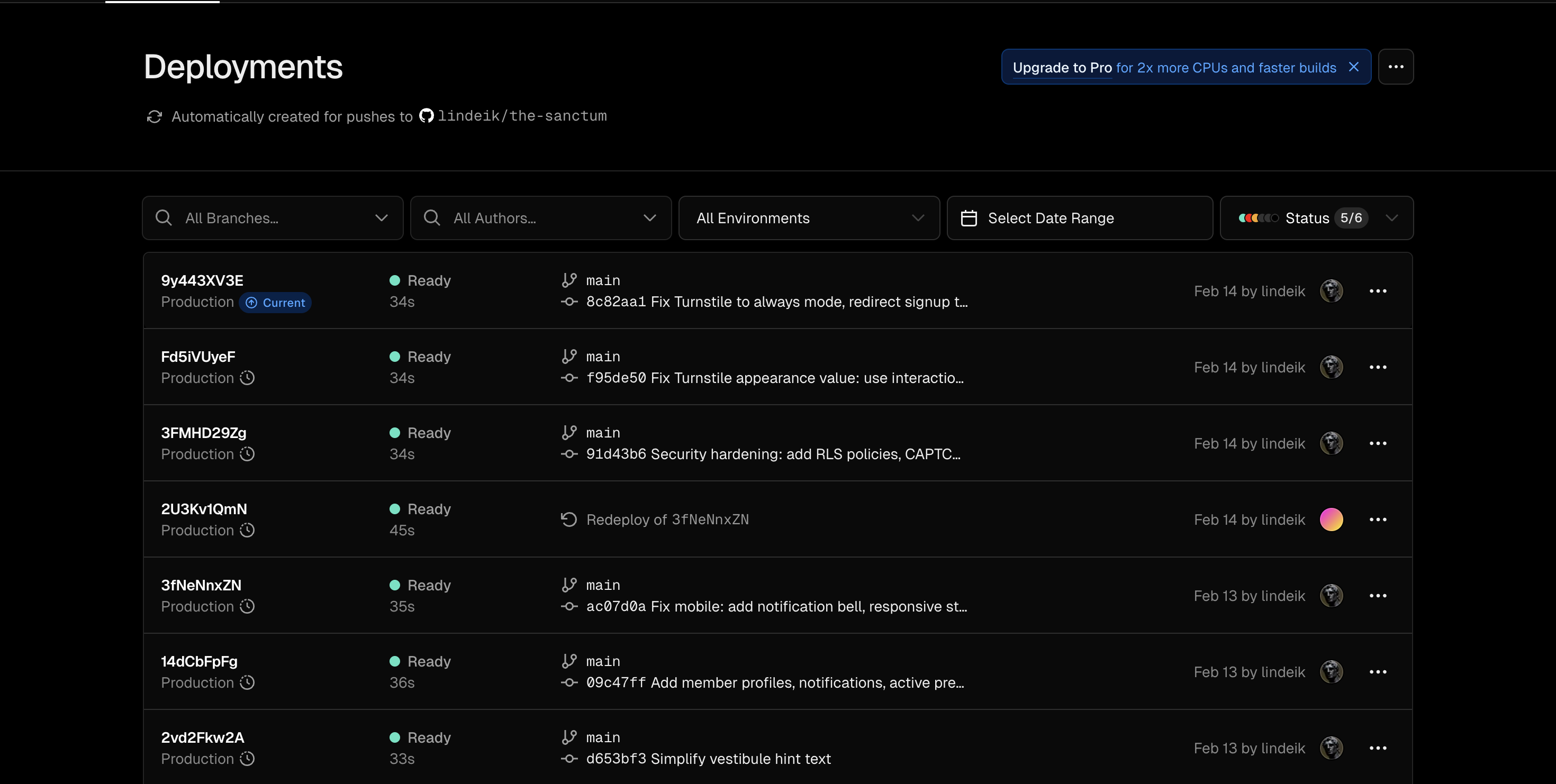 The Sanctum — Full-Stack SaaS Platform 6